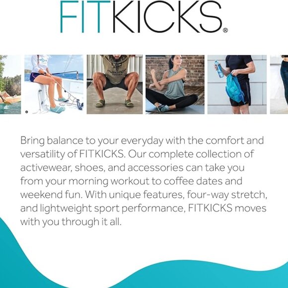 NWOT FitKicks Men’s foldable active lifestyle shoes 2nd Edition - Picture 3 of 4